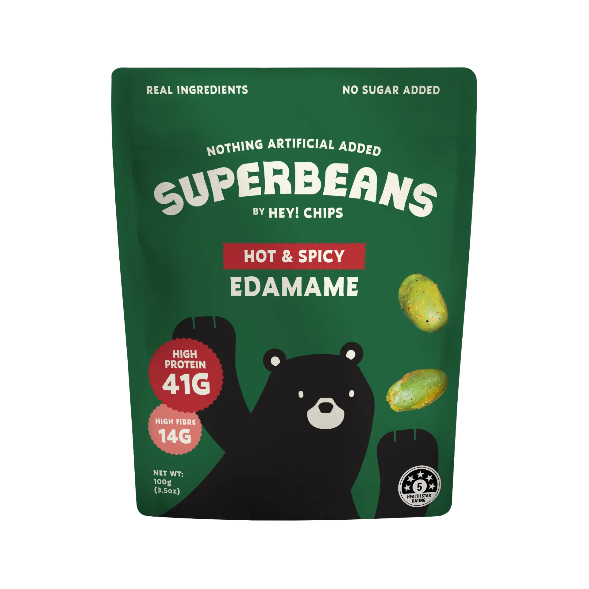 Superbeans Edamame Hot & Spicy Mini (25g)